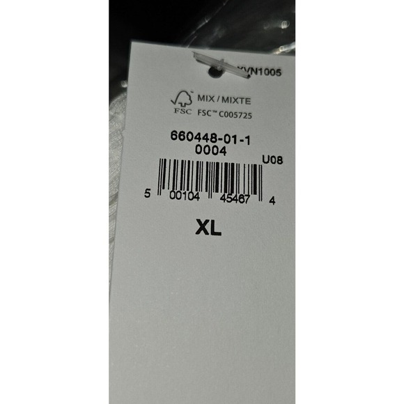 Gap Smocked Off-Shoulder Top Short Sleeves Woman's White Size X- Large NWT. - Picture 6 of 6